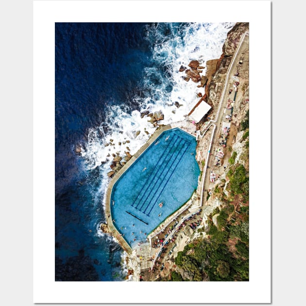 Bronte Ocean Pool Wall Art by Drone Man